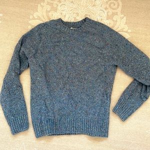 Blue knit sweater